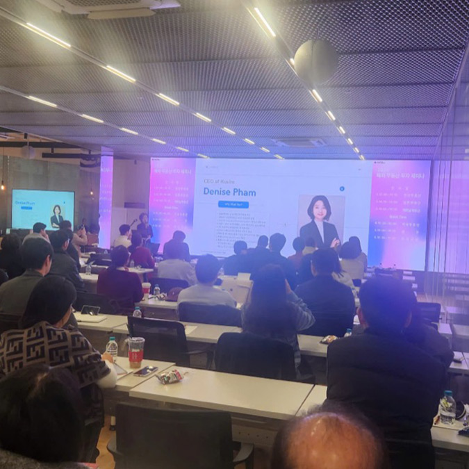 Phát biểu tại hội thảo đầu tư BĐS tại Gangnam năm 2025