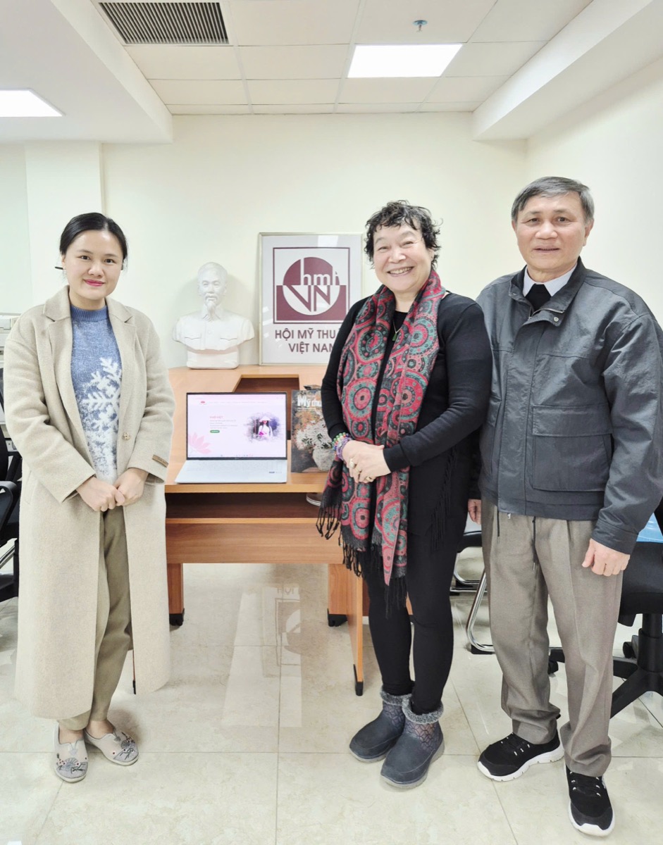 Đại diện Phố Việt làm việc với Hội Mỹ thuật Việt Nam 2